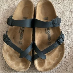 Black Birkenstock sandals